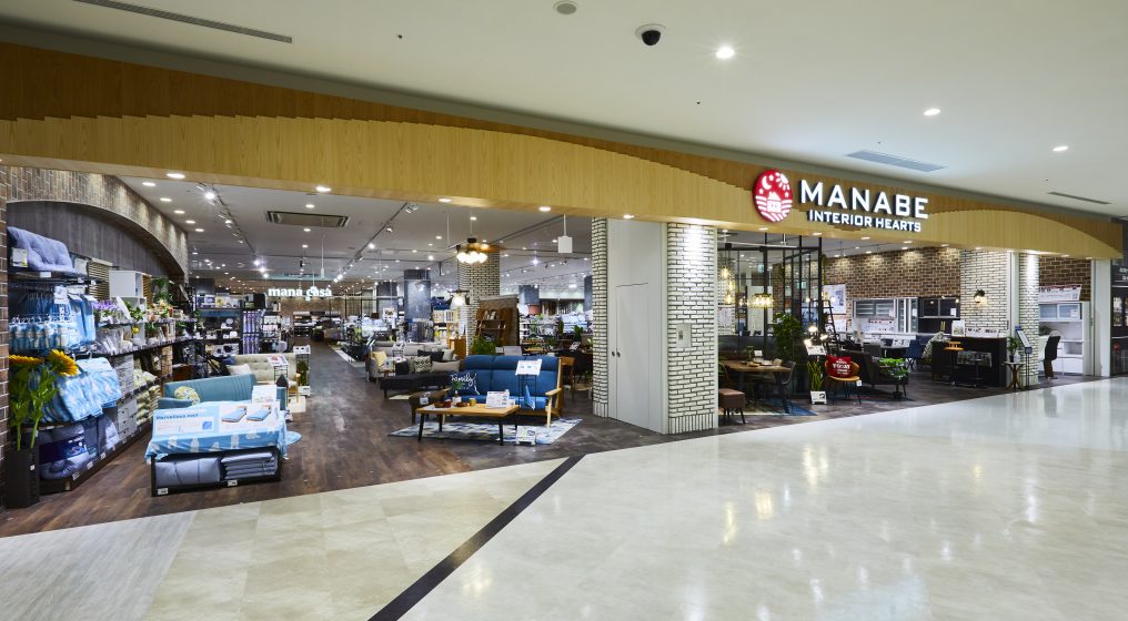 マナベインテリアハーツ イオンモール川口店 株式会社バウハウス丸栄 店舗デザイン、店舗設計、店舗内装